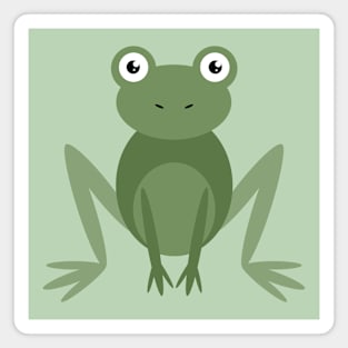 Green frog Magnet